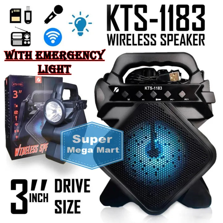 Original Kts 1183 Bluetooth Wireless Speaker