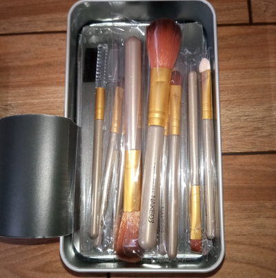 Naked 3 Makeup Brush Set 12 pcs with box