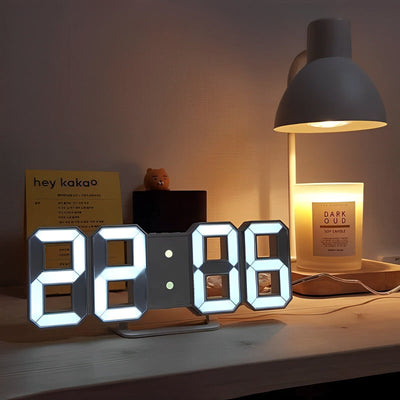 Multi-Functional Modern Design 3D LED Digital Clock